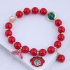 Korean Fashion Sweet  Red Bead Bracelet Nhsc281733