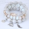Fashion Baby Elephant Heart Wings Multilayer Bracelet Nhsc284747