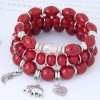 Fashion Baby Elephant Heart Wings Multilayer Bracelet Nhsc284747