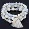 Fashion Metal Crystal Bead Multilayer Bracelet Nhsc284783