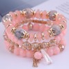 Fashion Simple Crystal Beads Multilayer Bracelet Nhsc284791
