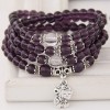 Korean Trendy Fashion Zodiac Purple Beautiful Bracelet  Nhsc289396