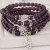 Korean Trendy Fashion Zodiac Purple Beautiful Bracelet  Nhsc289396