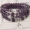 Korean Trendy Fashion Zodiac Purple Beautiful Bracelet  Nhsc289396