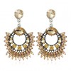 Fashion Concise Sparkling Gemstone Earrings Nhsc289512