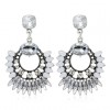 Fashion Concise Sparkling Gemstone Earrings Nhsc289512