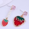 Korean Fashion Simple  Strawberry  Earrings Nhsc289975