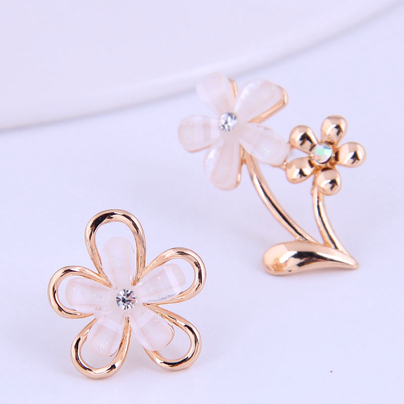Korean Fashion Sweet Ol Flower  Stud Earrings Nhsc292181