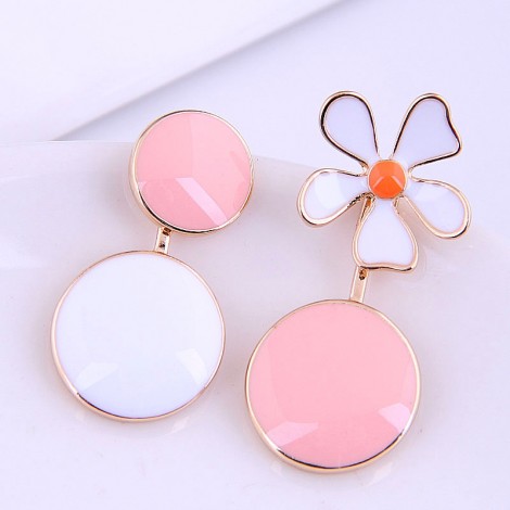 Korean Fashion Sweet Ol Flower Pearl Earrings Nhsc292186