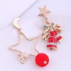 Korean Fashion Sweet Fivepointed Star Christmas Tree Earrings Nhsc292187