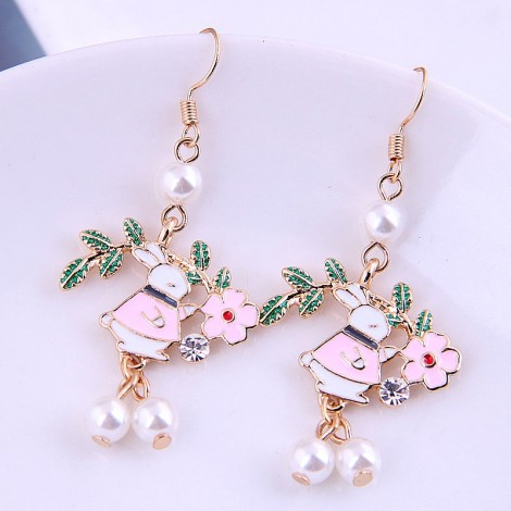 Korean Fashion Sweet And Cute Rabbit  Earrings Nhsc292192