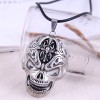 Fashion Retro Paw Skull Exaggerated Personality Necklace Nhsc294004