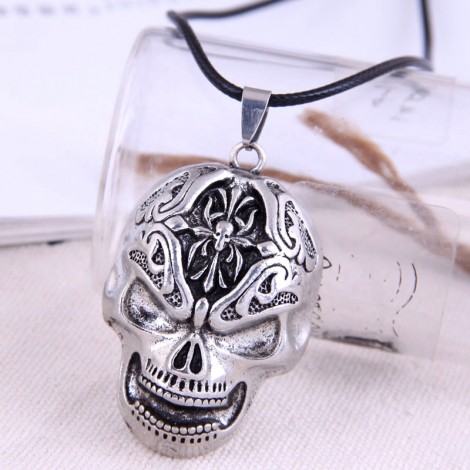 Fashion Retro Paw Skull Exaggerated Personality Necklace Nhsc294004