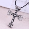 Fashion Retro Cross Exaggerated Personality Necklace Nhsc294006