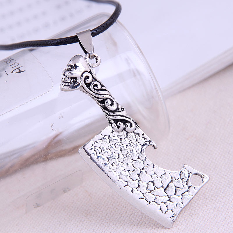 Fashion Retro God Axe Exaggerated  Necklace Nhsc294007