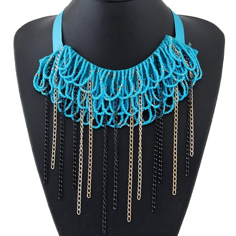 Tassel Short Necklace Nhsc294016