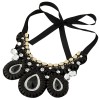 Bohemian Wild Tassel Exaggerated Short Necklace Nhsc294017
