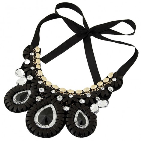 Bohemian Wild Tassel Exaggerated Short Necklace Nhsc294017