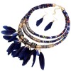 Simple Feather Tassel Wild Necklace Nhsc294021