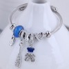 Fashion Metal Wild Simple Flash Diamond Cute Bear Bracelet Nhsc299140