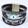 Simple Devils Eye Magnet Buckle Fashion Bracelet Nhsc299833