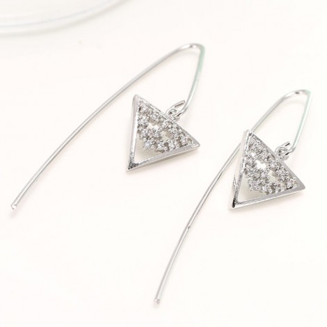 Korean Fashion Sweet Unique Triangle Earrings Nhsc301755