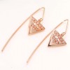 Korean Fashion Sweet Unique Triangle Earrings Nhsc301755