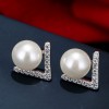 Pearl Fashion Stud Earrings Nhsc301756