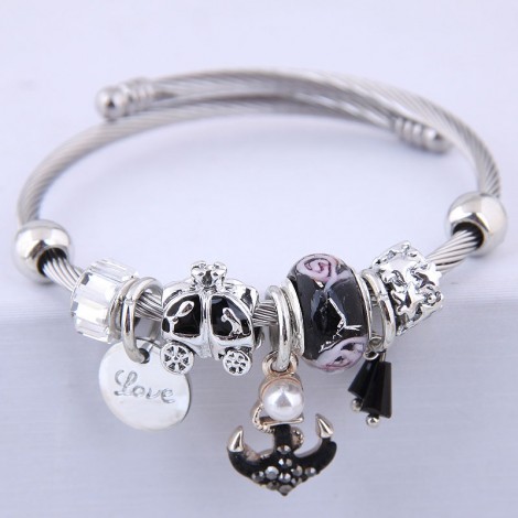 Fashion Metal Wild Anchor Bracelet Nhsc315050