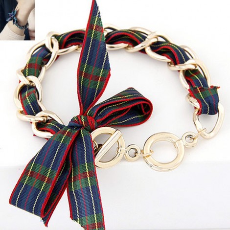 Korean Fashion Bow Knot Bracelet Nhsc315971