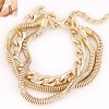 Simple Fashion Multilayer Chain Bracelet Nhsc317054