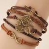 Retro Creative Bow Arrow Auspicious Dragon Multilayer Braided Bracelet Nhsc324293