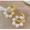 Fashion New Style Allmatch Pearl Ring Earrings Nhsc345140
