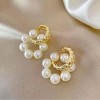 Fashion New Style Allmatch Pearl Ring Earrings Nhsc345140