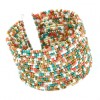 Fashion New Style Bohemian Rice Bead Open Bracelet Nhsc345591