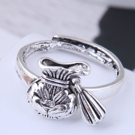 Korean Wallet Shape Open Ring Nhsc361762