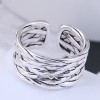 Korean Cross Opening Metal Ring Nhsc361763