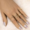 Fashion Metal Concise Spring Sixpiece Combination Ring Nhsc366122