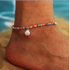 Toppinggoods Jewelry Wholesale Shell Pendant Beads Anklet Nhsc374288