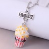 Toppinggoods Jewelry Wholesale Korean Popcorn Bucket Pendent Alloy Necklace Nhsc378620