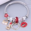 Toppinggoods Wholesale Jewelry Fashion Metal Bag Lipstick Heart Lips Multielement Pendant Bracelet Nhsc383198