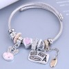 Toppinggoods Wholesale Jewelry Fashion Rabbit Shield Multielement Pendant Bracelet Nhsc387972