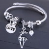 Toppinggoods Wholesale Jewelry Fashion Metal Letter Deer Pendant Bracelet Nhsc387973