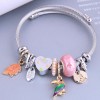 Wholesale Jewelry Fashion Metal Leaf Bird Pendant Bracelet Toppinggoods  Nhsc387993