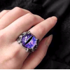 Wholesale Jewelry Purple Devils Eye Opening Ring Toppinggoods Nhsc391475