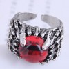 Wholesale Jewelry Metal Devil Eye Feather Opening Ring Toppinggoods Nhsc391478