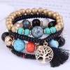 Wholesale Bohemia Metal Tree Of Life Tassels Beads Multilayer Bracelet Toppinggoods  Nhsc398192