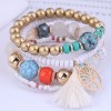 Wholesale Bohemia Metal Tree Of Life Tassels Beads Multilayer Bracelet Toppinggoods  Nhsc398192