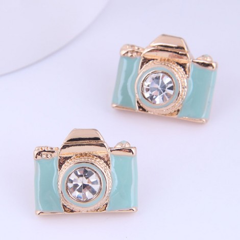 Wholesale Fashion Cute Camera Stud Earrings Toppinggoods  Nhsc400727