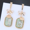 Wholesale Fashion Bowknot Geometric Pendent Earrings Toppinggoods  Nhsc400728